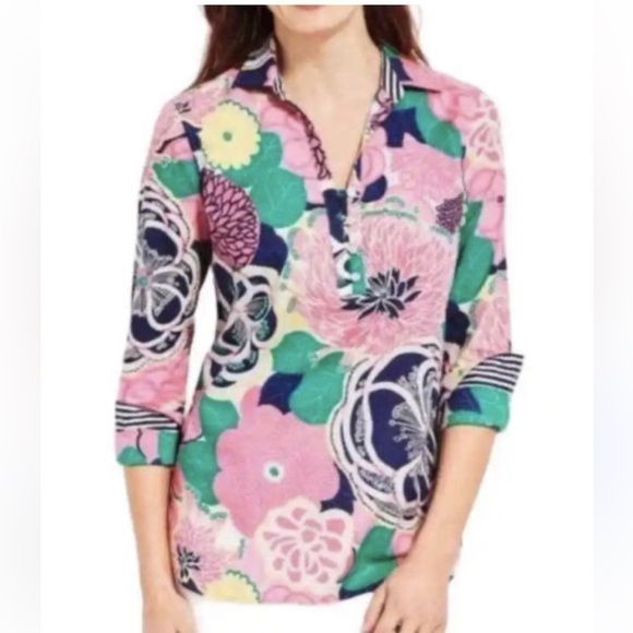 Talbots Tops - Talbots button down floral blouse